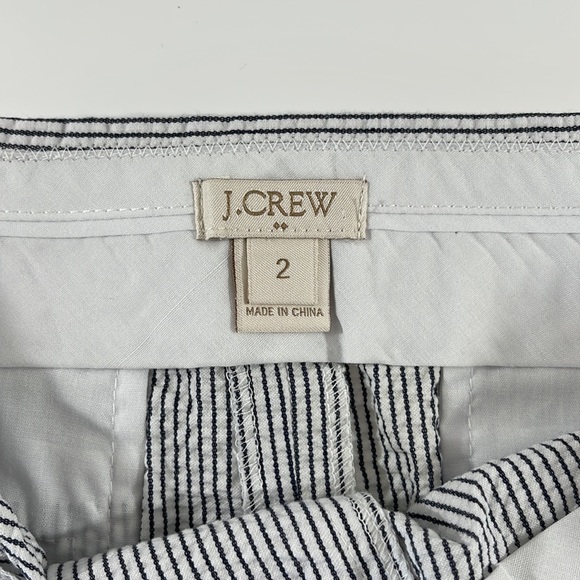 J.Crew Seersucker pinstripe skirt - Picture 6 of 7